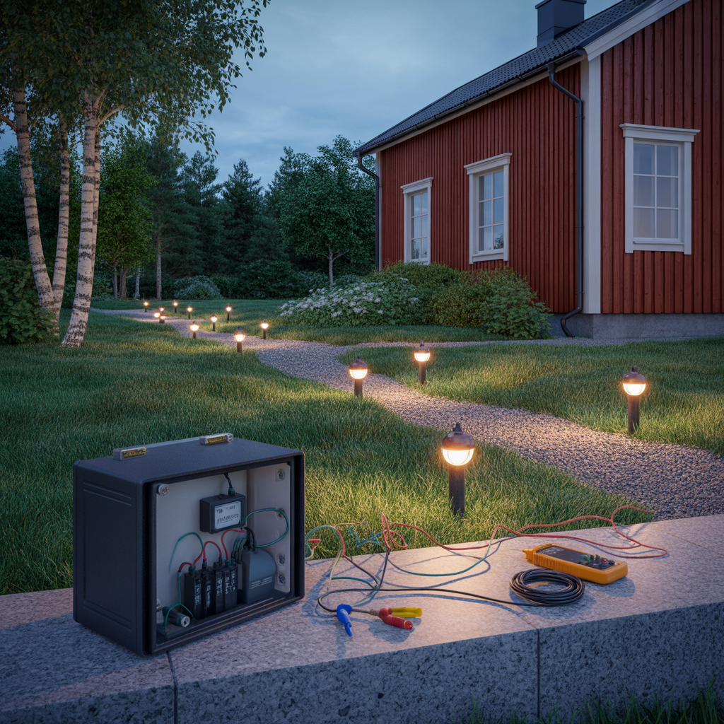 felsokning av tradgardsbelysning 12v vanliga fel och atgarde