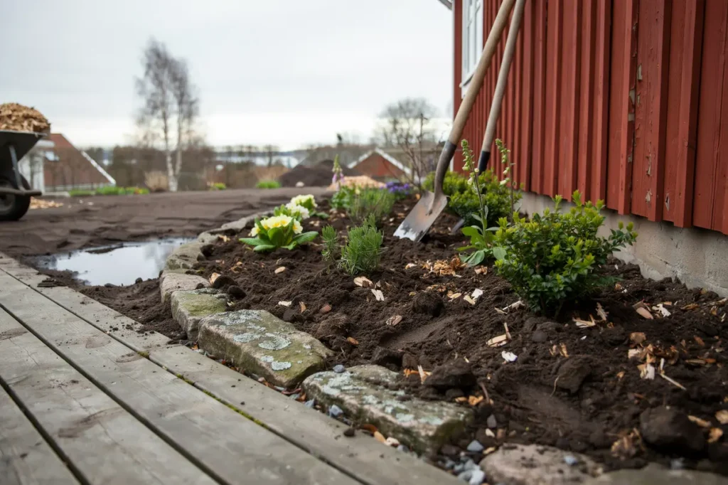 s f rb ttrar du lerjord i tr dg rden enkla tg rder f r b ttre dr nering och starkare v xter