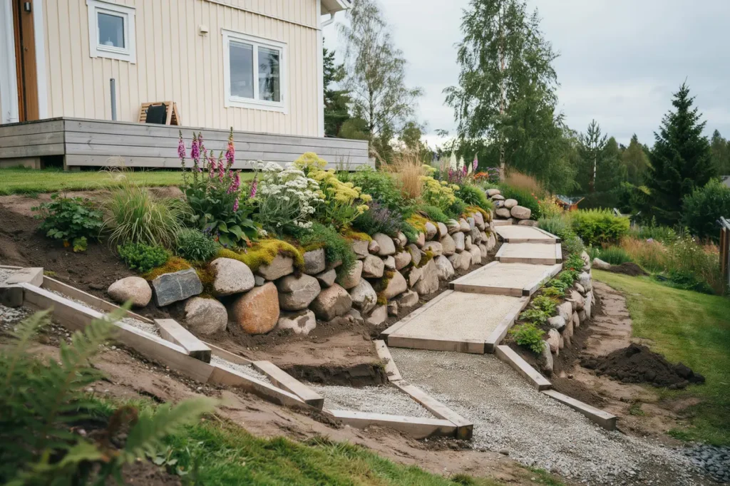 f rvandla en sl nt till en anv ndbar del av tr dg rden smarta l sningar f r plantering erosion och sk tsel