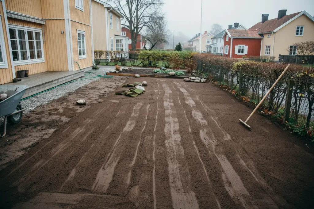 s anl gger du en t lig och gr n gr smatta r tt jord s tid och sk tsel f r svenska villatomter